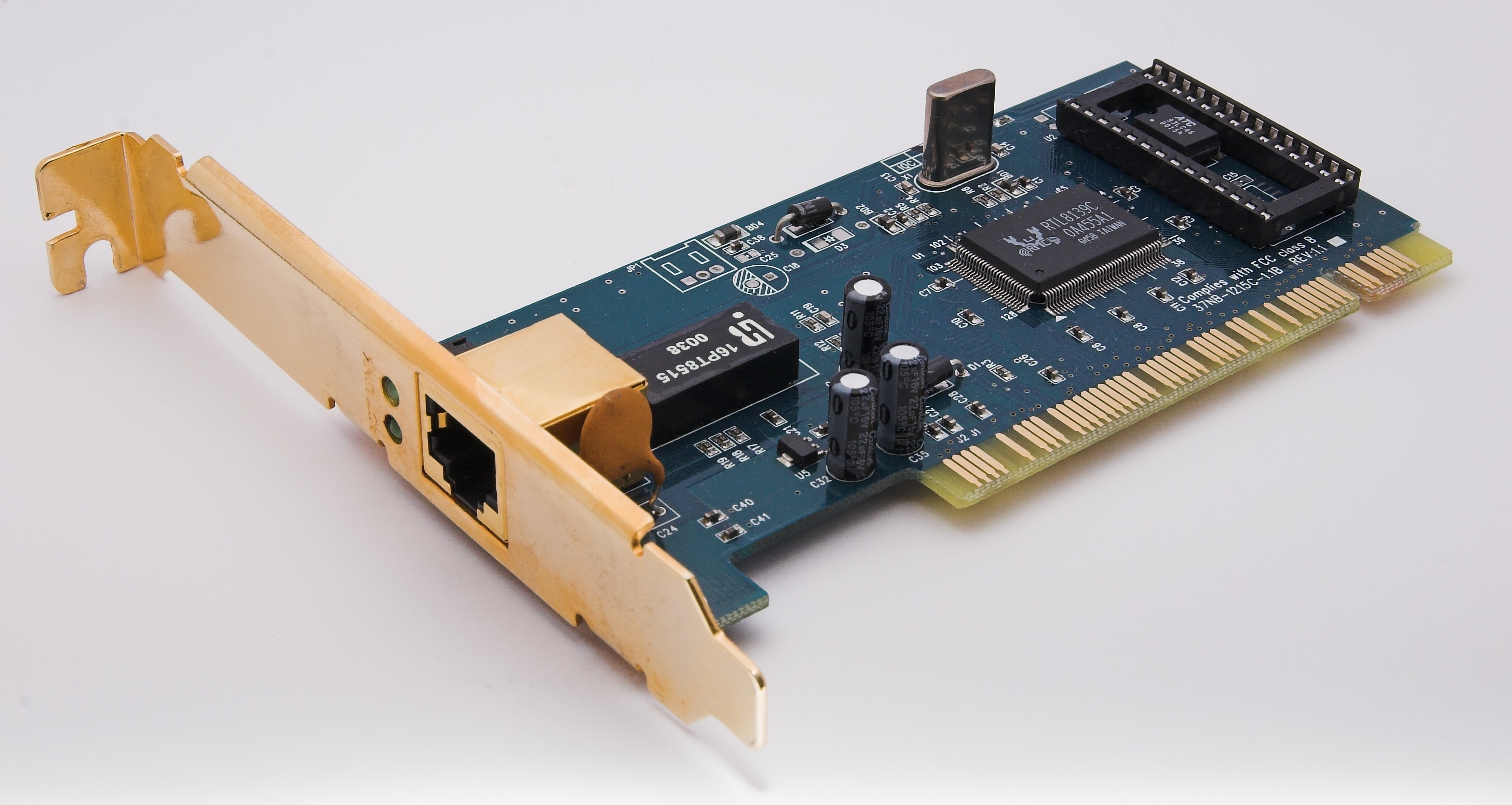A picture of a network interface card