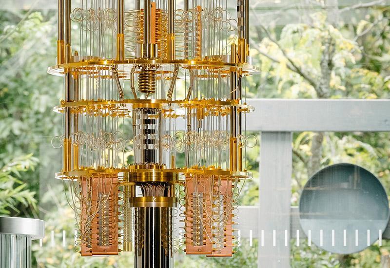 A picture of IBM’s quantum computer prototype